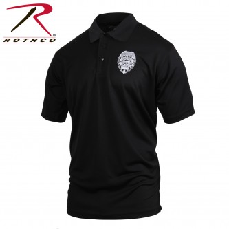 3627-XL Moisture Wicking Security Polo Shirt With Badge Rothco 3627[X-Large] 