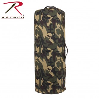 Rothco Canvas Duffle Bag With Side Zipper
