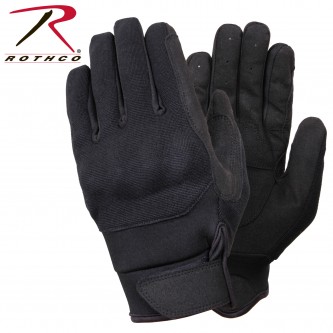3763-M Black Hybrid Hard Knuckle Tactical Duty Airsoft Paintball Gloves Rothco 3763[Medium] 