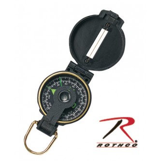 381 Rothco Lensatic Plastic Compass-Magnifying Glass 