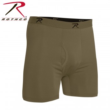 Rothco AR 670-1 Coyote Brown Moisture Wicking Performance Boxer Shorts