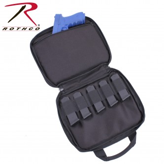 3907 Double Pistol Black Carrying Case Rothco 3907 