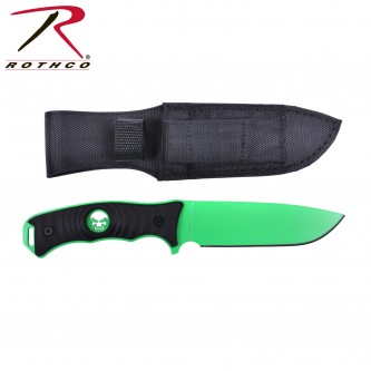 3919 Nuclear Green Fixed Blade Survival Knife Rothco 3919 