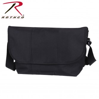 39198 Elusion Low Profile Black Messenger Laptop Shoulder Bag Rothco 39198