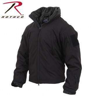 3943-XL Black Special Ops 3 in 1 Soft Shell Waterproof Tactical Jacket 3943 Rothco[X-Large] 
