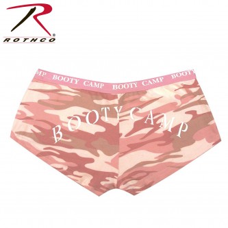 3976-S Rothco Women's Casual Army Lounging Shorts Military Booty Shorts[Pink Camo Booty Camp,S] 