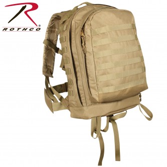 40239 Rothco MOLLE II 3-Day Assault Pack Military Camo Backpack[Coyote Brown] 