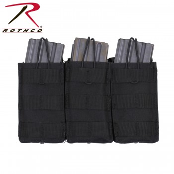 41005 MOLLE Compatible Open Top Tactical Triple Mag Pouch Rothco 41004 41005[ACU Digital Camo] 