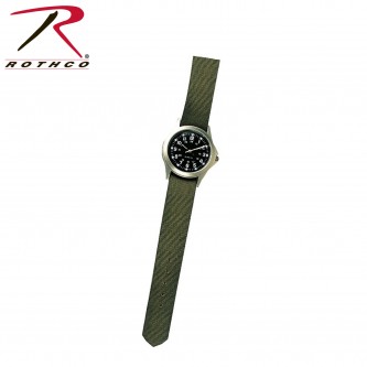4127 - OD Rothco Military Style Quartz Watch Olive Drab 