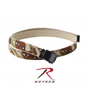 4282 Rothco Military Camouflage Solid Cotton Web Belt With Buckle[54