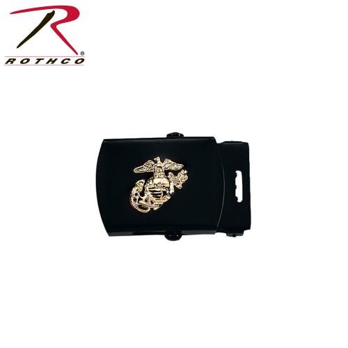 Rothco 4407-blk Brand New Military USMC Emblem Web Belt Buckle[Black] 