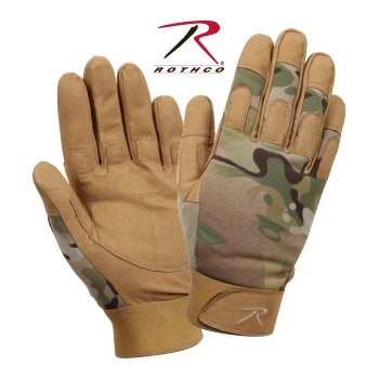 Rothco 4426 Multicam Size Medium Lightweight All Purpose Stretch Military Duty Gloves