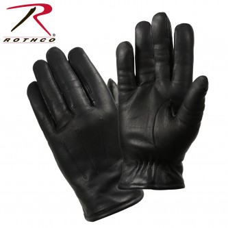 Rothco 4472 Black Size Small Leather Cold Weather Police Gloves