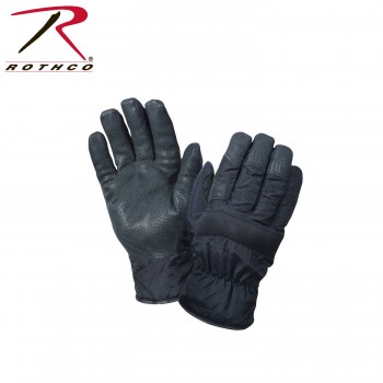 4494 Rothco Black Size X-Large Insulated Nylon Cold Weather Windproof Gloves
