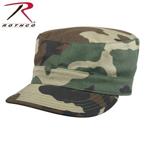4510-2X Rothco Camouflage Military Fatigue Patrol Camo Hat[Woodland Camo,2XL] 