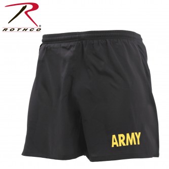 46030-M Army Black Physical Training Shorts Rothco 46030[Medium] 