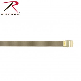 Rothco Web Belt With Brass Buckle