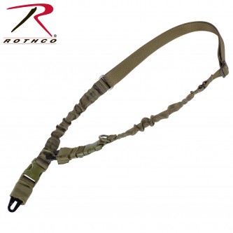 4654 Rothco Military Law Enforcement Police Two 2 Point Bungee Rifle/ Shotgun Sling[Olive Drab] 