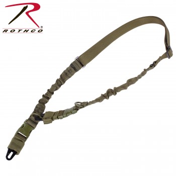 4654 Rothco Military Law Enforcement Police Two 2 Point Bungee Rifle/ Shotgun Sling[Olive Drab] 