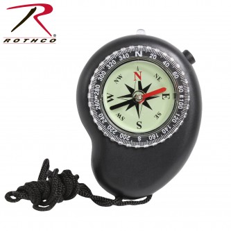 4748 NEW! Hand Compass with white LED and Lanyard