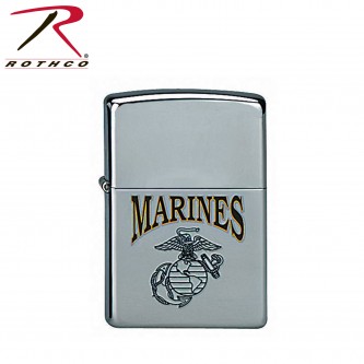 Marine Globe & Anchor Zippo Lighter