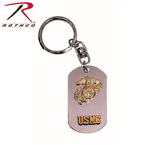 4782 Rothco USMC Dog Tag Key Chain