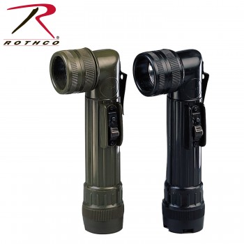 489 Rothco Army Style C-Cell Flashlights BLACK (includes 4 Lenses) 