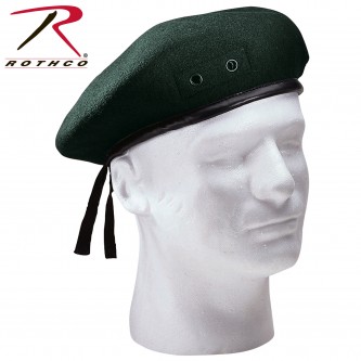 4908-725 Rothco G.I. Style Military Green Wool Beret[7 1/4]