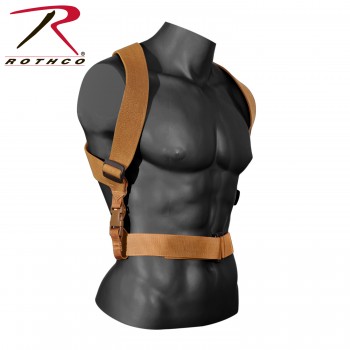 49194 Rothco Combat Adjustable Tactical Suspenders 49195 49194[Coyote Brown] 
