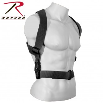 49196 Suspenders Combat Adjustable Tactical 49195 49194 Rothco [Black]