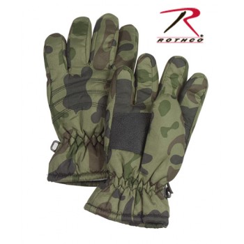 Rothco Kids Thermoblock Insulated Gloves, Camo, Large