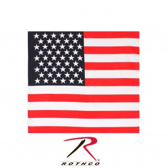 Rothco U.S. Flag Bandana 22 x 22