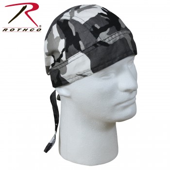 5131 Rothco Cotton Military Biker Headwrap Camo Do-Rag Bandanna[City Camo] 