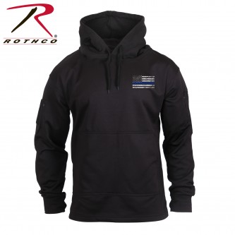 52071-S Thin Blue Line Concealed Carry Black Sweatshirt Hoodie Rothco 52071[Small] 