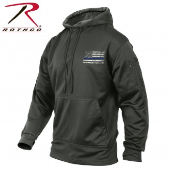 52077-3X Thin Blue Line Concealed Carry Grey Sweatshirt Hoodie Rothco 52075[3X-Large] 