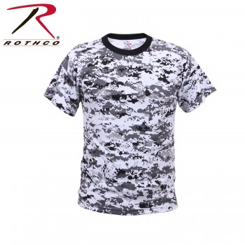 5210-S Rothco Camo Military Style Digital Camouflage T-Shirt[City Digital Camo,Small] 