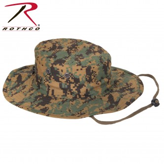 Rothco Adjustable Boonie Hat Woodland Digital Camo