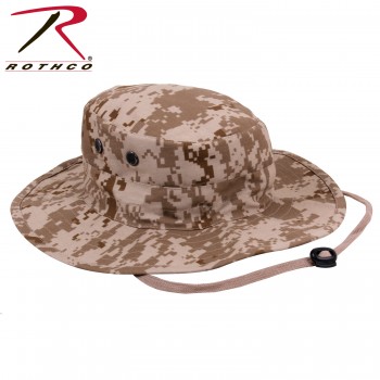 Desert Digital Camo Adjustable Military Style Boonie Hat