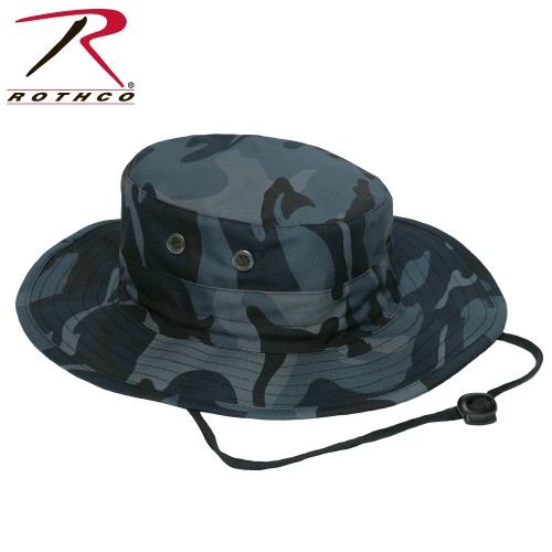 Rothco Adjustable Boonie Hat Midnight Blue Camo