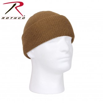 Rothco 5437 Coyote Winter Beanie Hat Wool Watch Cap USA Made