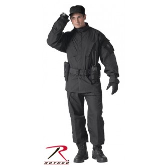 5450-S Rothco Army Combat Camouflage Rip Stop Uniform Made To Military Specs[Black TOP,Small] 