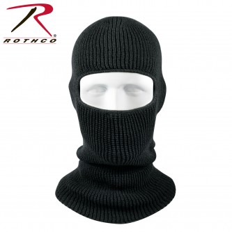 Rothco 5505 Black Military One Hole Acrylic Cold Weather Face Mask