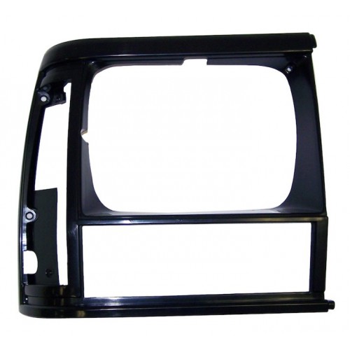 Headlamp Bezel Flat Black Right Side for Jeep Cherokee XJ 1993-96 55054930 Crown