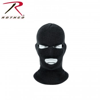 Rothco 'Wintuck'' Black 3-Hole Face Mask