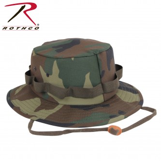 Rothco 5547 Brand New Woodland Camouflage Military Boonie Bush Hat[X-Small] 5547-XS 