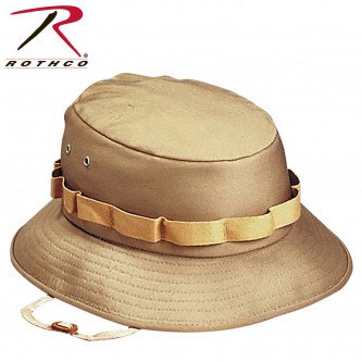 5557-S Camouflage Military Style Vented Jungle Hat Rothco[Khaki,S]