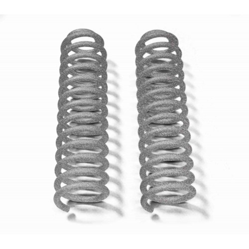 Jeep JK 2007-2018, 2.5 Inch Front Lift Springs.  Gray Hammertone.  Kit includes one pair of springs. Made in the USA.