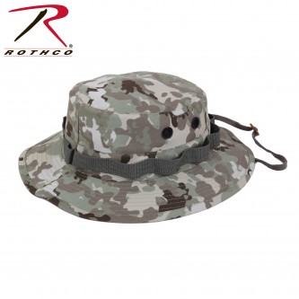 55839-7 Rothco Wide Brim Military Camo Hunting Camping Bucket Boonie Hat[7,Total Terrain Camo] 