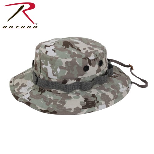 55839-7.5 Rothco Wide Brim Military Camo Hunting Camping Bucket Boonie Hat[7 1/2,Total Terrain Camo]
