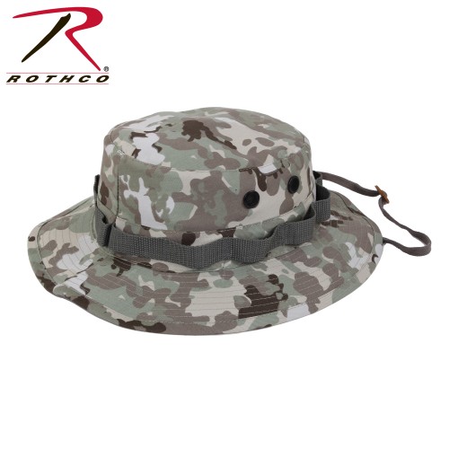 55839-7 Rothco Wide Brim Military Camo Hunting Camping Bucket Boonie Hat[7,Total Terrain Camo] 